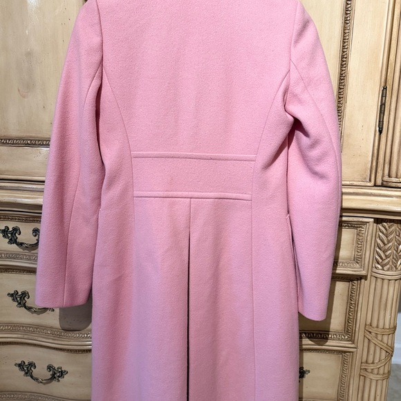 Banana Republic Pink Wool Trench Coat - Picture 3 of 7